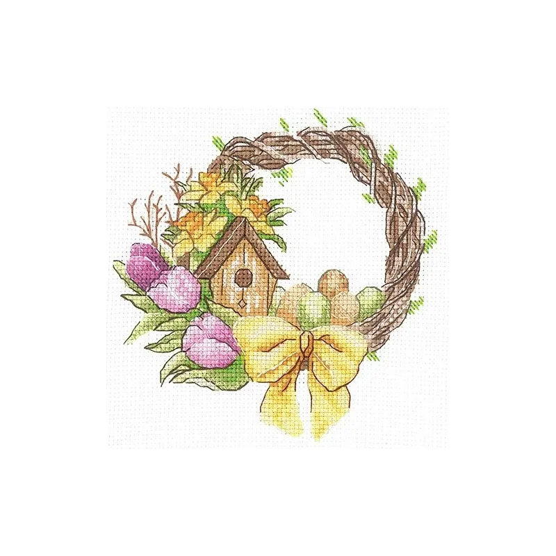 Spring wreath SANV-36