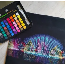 Набор для вышивания крестом "Поющий фонтан" SANP-62