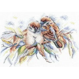 Cross-stitch kit "Sparrows" SANV-41