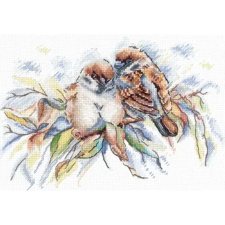 Cross-stitch kit "Sparrows" SANV-41