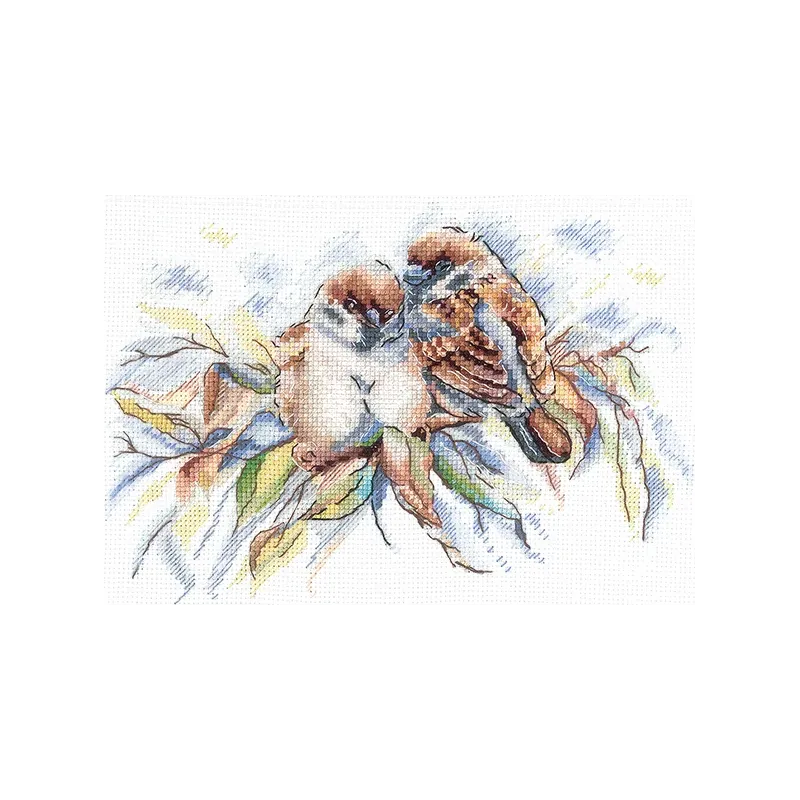 Cross-stitch kit "Sparrows" SANV-41