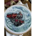 Cross stitch kit "Moon train" SANL-18