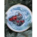 Cross stitch kit "Moon train" SANL-18