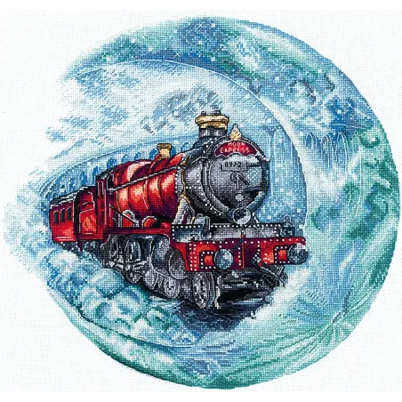 Cross stitch kit "Moon train" SANL-18