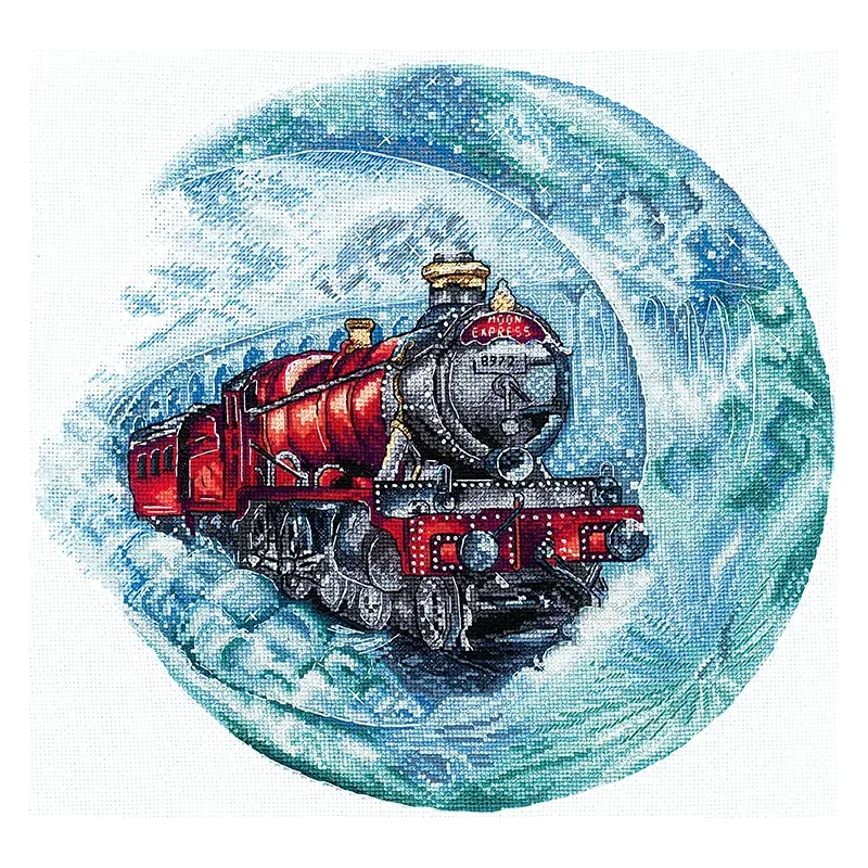 Cross stitch kit "Moon train" SANL-18