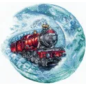 Cross stitch kit "Moon train" SANL-18