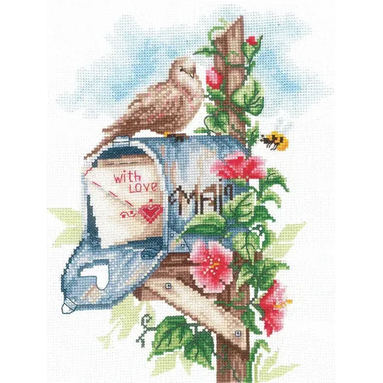 Cross stitch kit Letter for you SANV-47