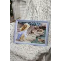 Cross stitch kit "Girl and ducks" S/Z061