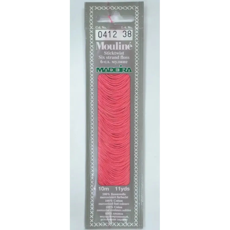 Cotton mouline threads 10m M017/0412