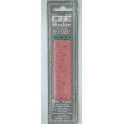 Medvilniniai siūlai mouline 10m M017/0812