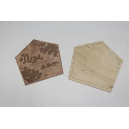 Cross-stich on wooden base "Home Sweet Home" SO-079