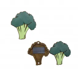 Étui à aiguilles en bois Brocoli KF056/23