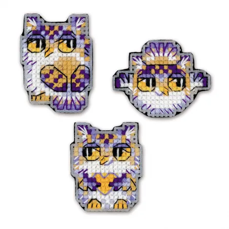 Cross stitch kit Owlets 4,5x6 SR2081AC