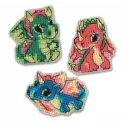 Siuvinėjimo kryželiu rinkinys Little Dragons SR2145AC