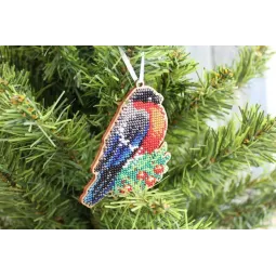 Décoration de sapin de Noël. Bouvreuil SO-070