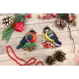 Елочное украшение. Снегирь SO-070