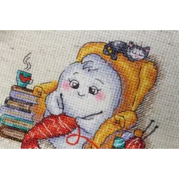 Cross stitch kit "Ghost Needleworker" SM-749
