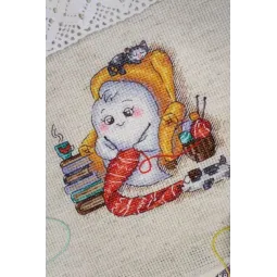 Kreuzstich-Set „Geisterhafte Handarbeiterin“ SM-749