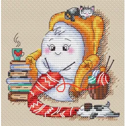 Cross stitch kit "Ghost Needleworker" SM-749