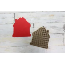 Weihnachtsbaumschmuck. Gemütliches Haus SO-072