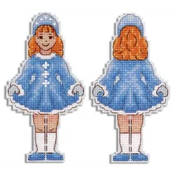 Новый год. Снежинка девочка SR-902