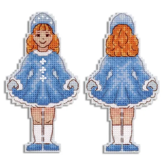 Nouvel An. Flocon de neige Fille SR-902