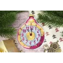 Décoration d'arbre de Noël. Horloge SR-907