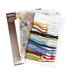 Kreuzstich-Set "Warten auf Neuigkeiten" 26 x 19 cm SNV-783