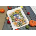 Kreuzstich-Set "Der Herbst steht vor der Tür" 26x19 cm SNV-784 (AS)