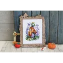 Cross stitch kit "Pumpkin House" 19x14 cm SM-752