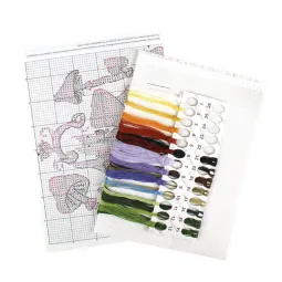 Kit de point de croix "Maison Citrouille" 19x14 cm SM-752