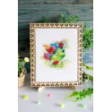 Kreuzstich-Set „Romantischer Drache“ 15x15 cm SM-758