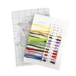 Набор для вышивания крестиком "Романтический дракон" 15x15 см SM-758 (D)