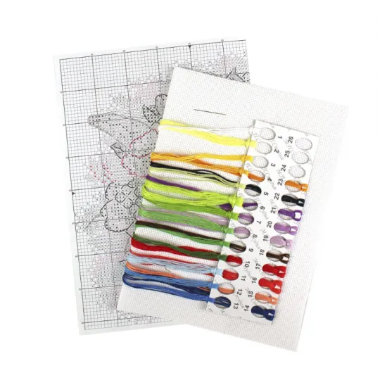 Kreuzstich-Set "Romantischer Drache" 15x15 cm SM-758 (D)