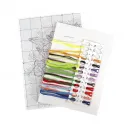 Kreuzstich-Set „Romantischer Drache“ 15x15 cm SM-758