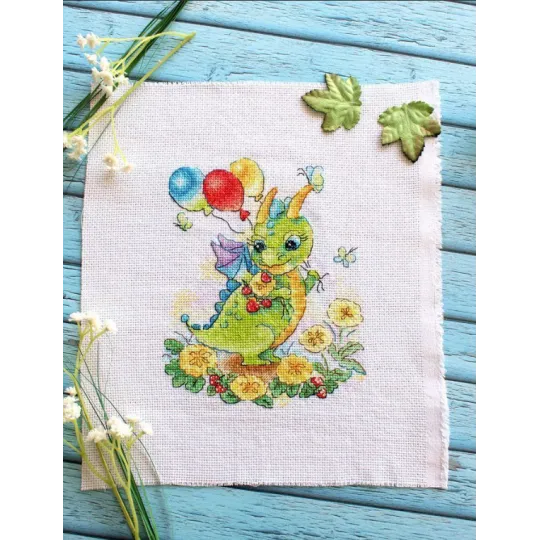 Cross stitch kit "In a flowering meadow" 18x15 cm SM-759 (D)