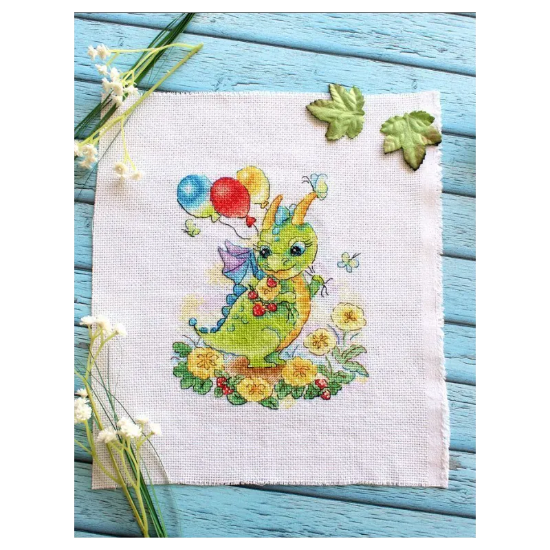 Kreuzstich-Set "Auf einer blühenden Wiese" 18x15 cm SM-759 (D)