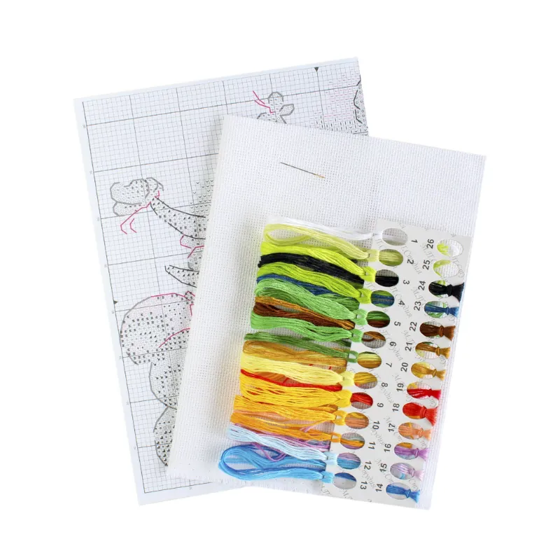 Cross stitch kit "In a flowering meadow" 18x15 cm SM-759 (D)