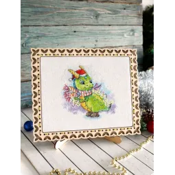 Cross stitch kit "Dazzling outfit" 15x15 cm SM-760 (D)