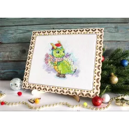 Kreuzstich-Set "Blendendes Outfit" 15x15 cm SM-760 (D)