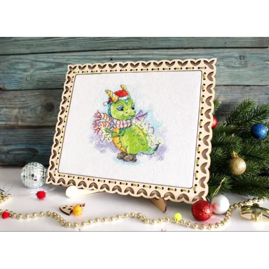 Kreuzstich-Set "Blendendes Outfit" 15x15 cm SM-760 (D)