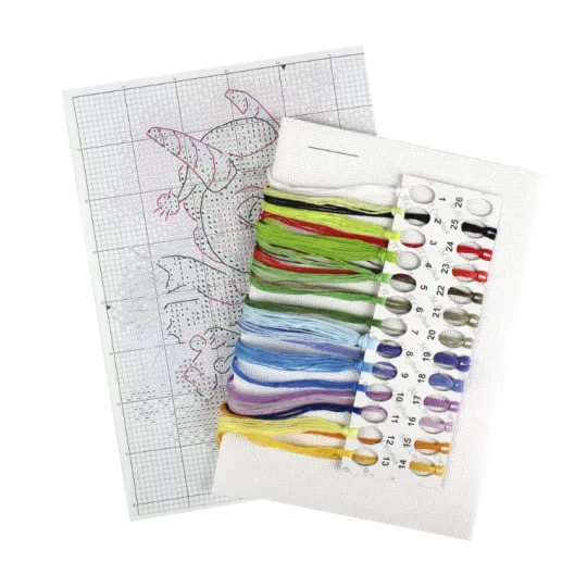 Kreuzstich-Set "Blendendes Outfit" 15x15 cm SM-760 (D)