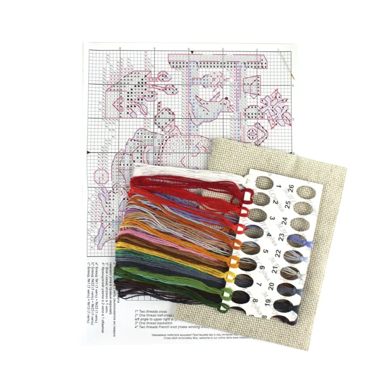 Kreuzstichset "Florist" 11x11cm SM-762 (D)