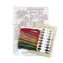 Cross stitch kit "Florist" 11x11cm SM-762 (D)