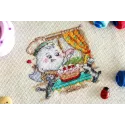 Cross stitch kit "Sweet weekend" 10x10 cm SM-763 (D)