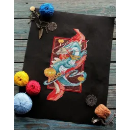 Набор для вышивания крестиком "Философия Востока" 27x15 см SNV-845