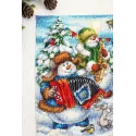 Cross stitch kit "Merry orchestra" 25x32 cm SNV-871