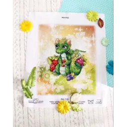 Kit de point de croix "Gardien de la Terre" 13x12cm SRK-710