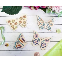 Broderie Ébauches "Papillons" OR-293
