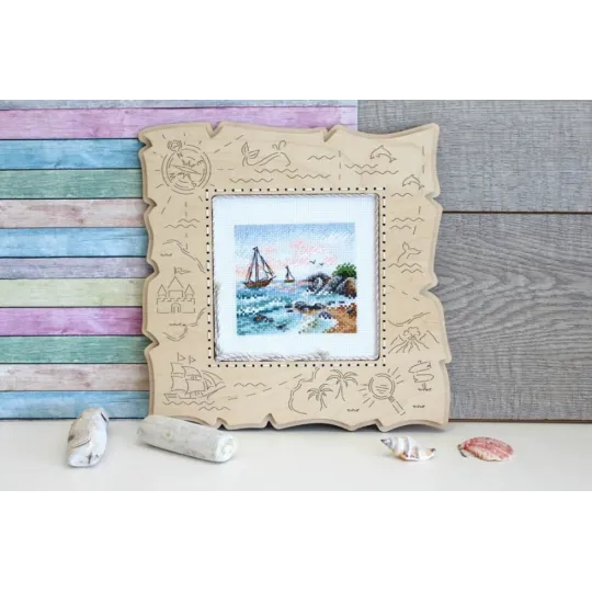 Cross stitch kit "On the sea wave" SM-642